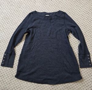 J.Jill waffle knit top